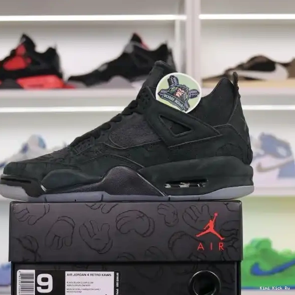 Jordan Kimikick kaws 4 Jordan black Air 0325